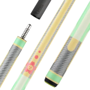 Poison Candy Sugar Pool Cue Green Peach Carbon Fiber
