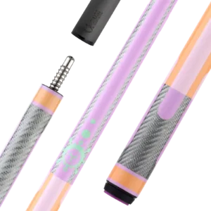 Poison Candy Sugar Pool Cue Peach Lavender Carbon Shaft
