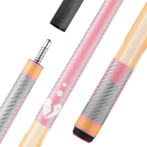 Poison Candy Sugar Pool Cue Peach Pink Carbon Shaft