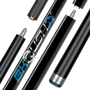 Predator BK Rush+ Jump/Break Cue No Wrap | Black