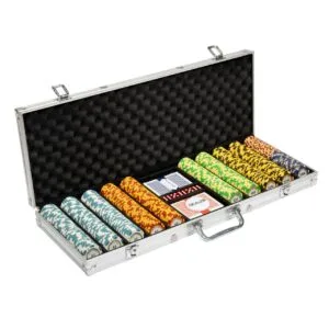 500 Ct Monte Carlo 14g Aluminum Poker Chips